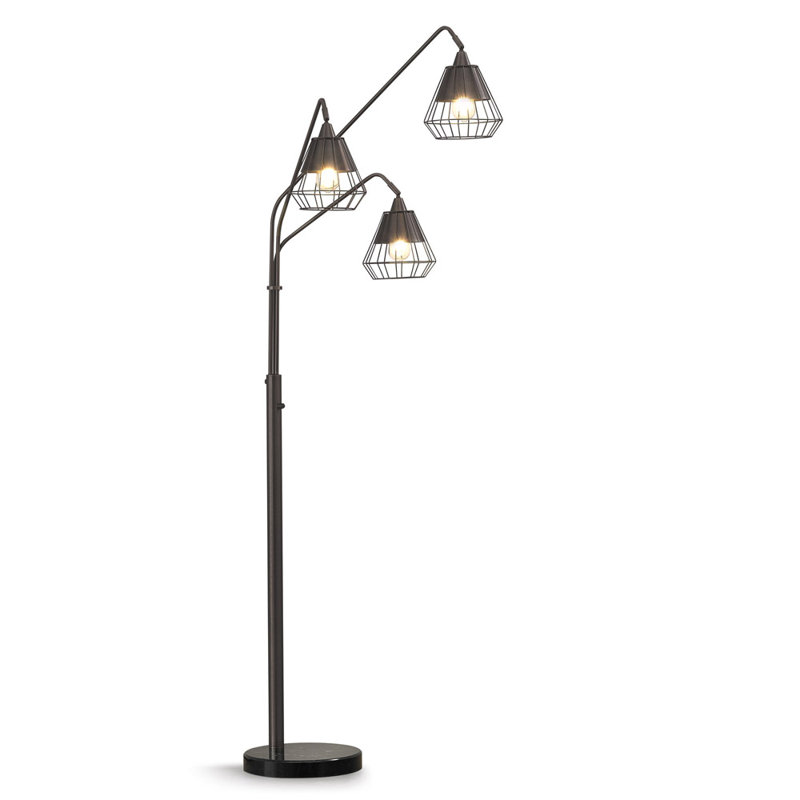 Michael 84'' Tree Floor Lamp, Dark Bronze/Black
