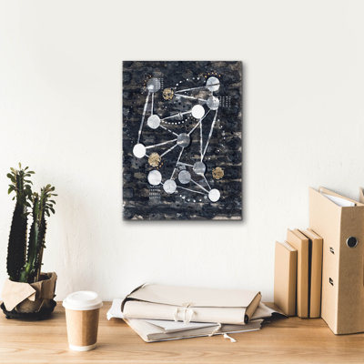 Toile épique «Phases» par Lori Arbel, 12 po x 16 po