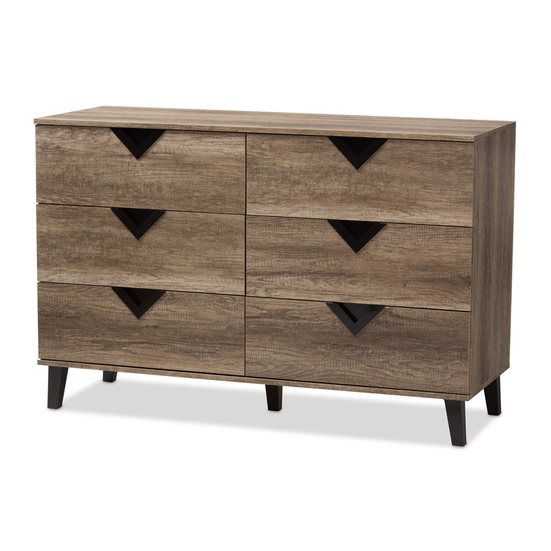135cm W 6 - Drawer Chest of Drawers