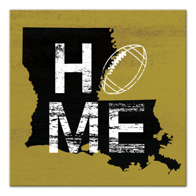 Pennsylvania Football State Pride - impression sur toile tendue
