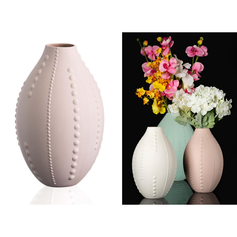 Crystal Floor Vase, Sand