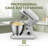 Electric Vertical Mixer, 4.8 Quart Capacity, 12 Speed Settings, Tilting Head, Suitable For Home Kitchens, Equipped With Egg Beater, Mixing Paddle, Mixing Bowl, Gray-122104227