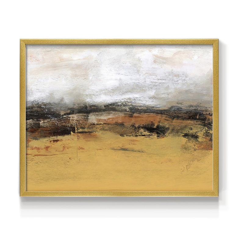 Bridges Ochre IV -Framed Print - Restickable, 8'' H x 10'' W