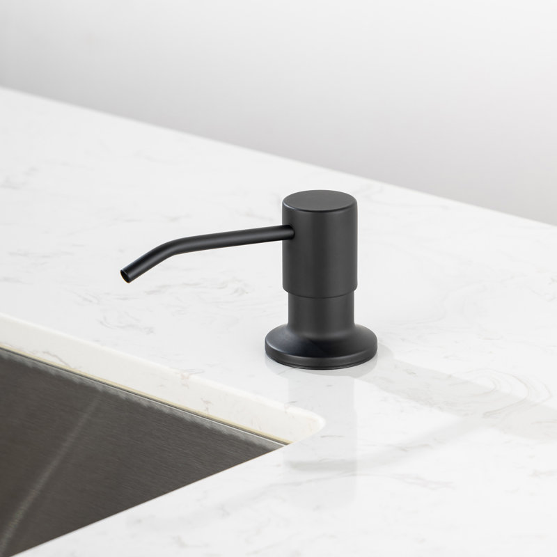Distributeur de savon, Noir mat
