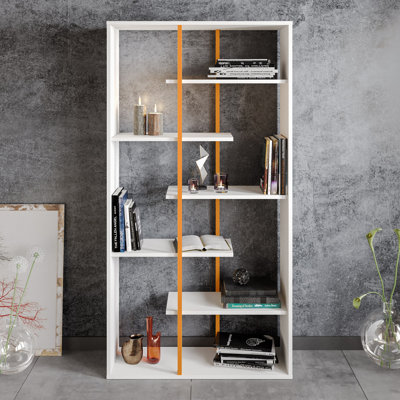 Marci 173.2cm H x 90cm W Etagere Bookcase