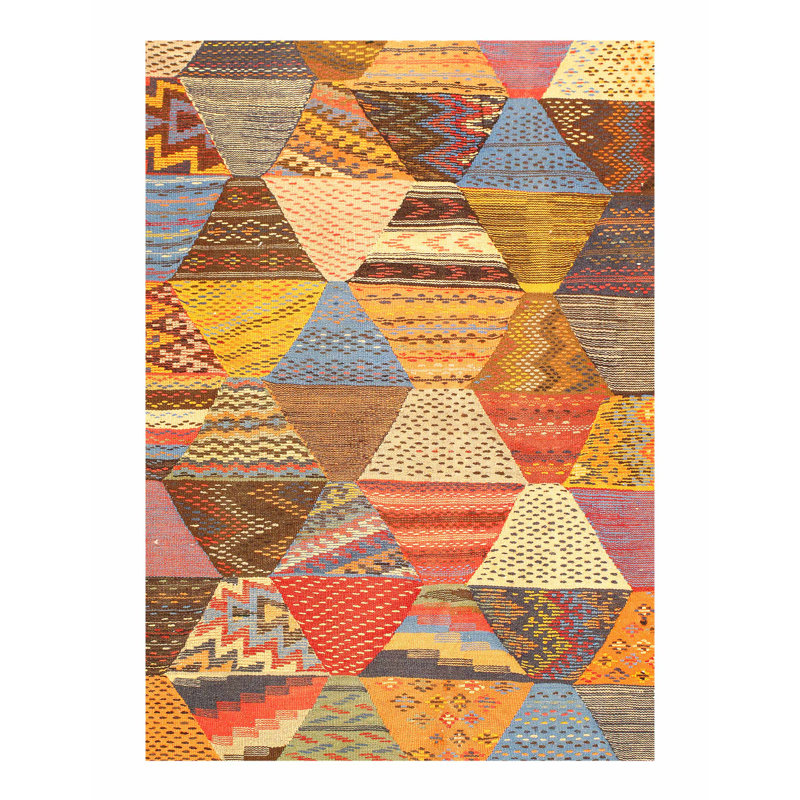 Abhia One-of-a-Kind 5'3" X 7'11" 1970s Area Rug in