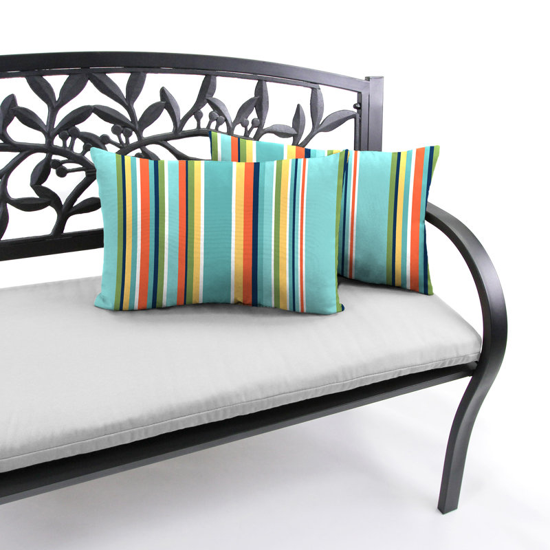 18" x 12" Outdoor Lumbar Throw Pillow, Mamba Pelican