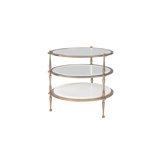 Glass End Table