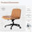 Criss-Cross Office Desk Chair With Wheels-322415127