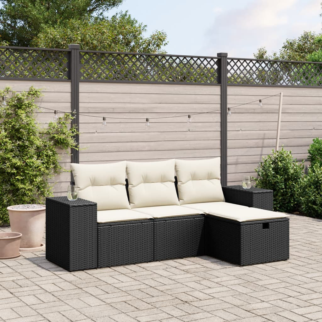 Gartensofa mit Kissen