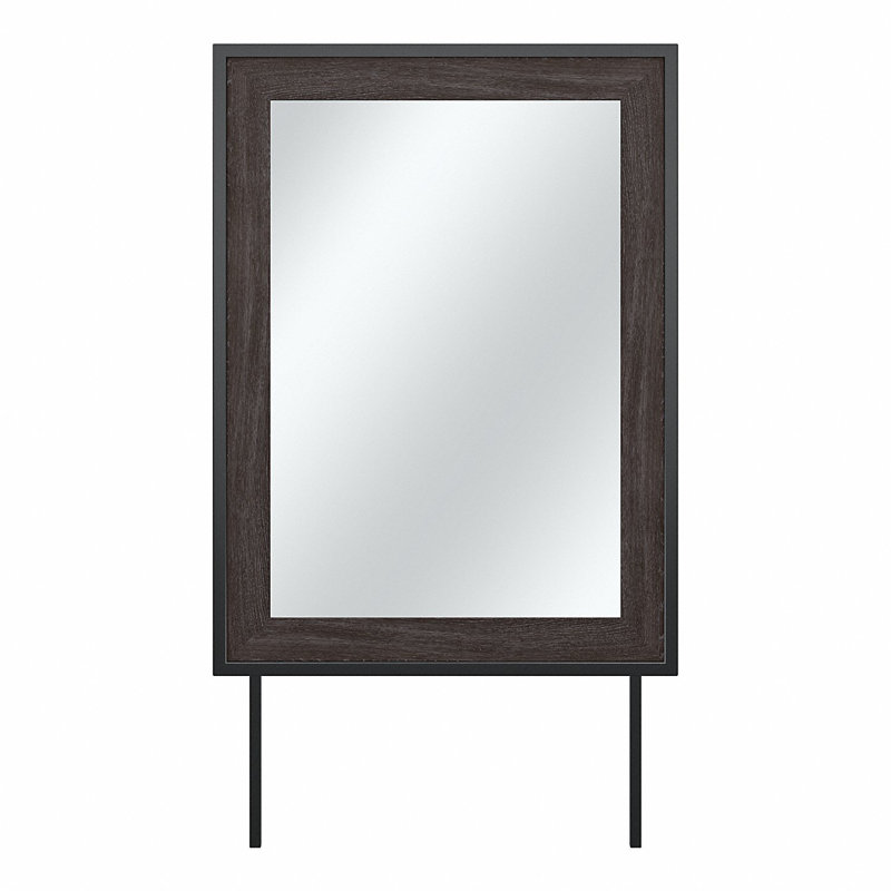 Spero Accent Mirror, Charcoal Gray