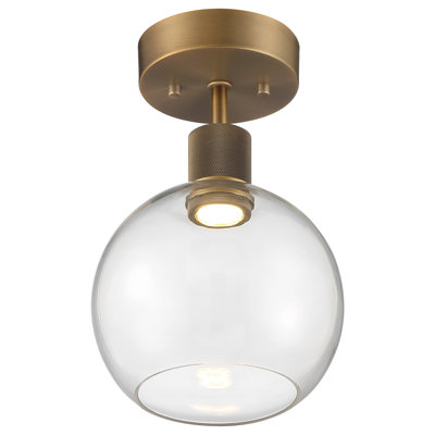 Southglenn Glass Semi Flush Mount