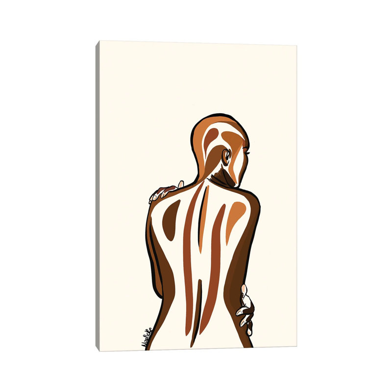 Bald And Beautiful by NoelleRx - Wrapped Canvas Print, 20.32 cm H x 30.48 cm W