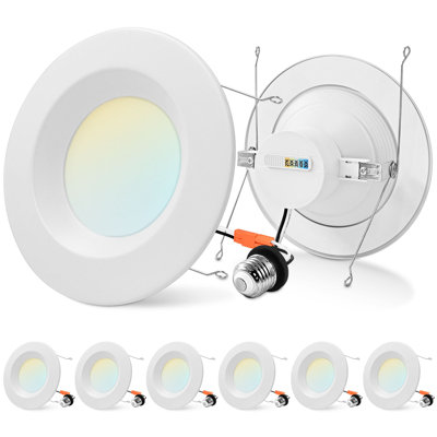 7.33'' Dimmable LED Retrofit Recessed Lighting Kit