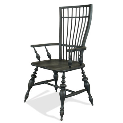 Morrisania 18'' H Solid Wood Armchair