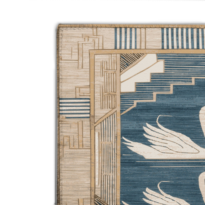 Tapis vert intérieur et extérieur ArtDeco, Rectangulaire 2 pi x 3 pi