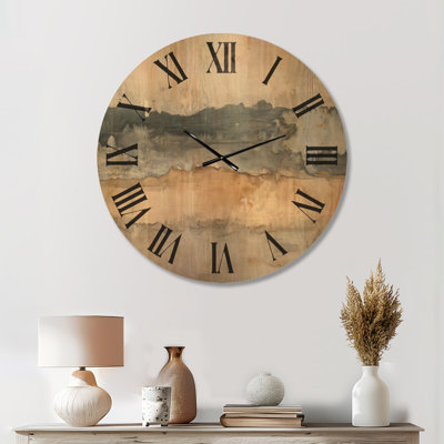 Horloge murale en bois Ocean