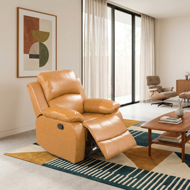 Fauteuil de repos manuel Lunaro, Jaune