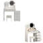 47.24'' W Vanity Desk Set – White Finish, 3-Colour LED Mirror & Cushioned Stool