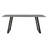 6 Piece Pewter Rectangular Dining Set-175532326