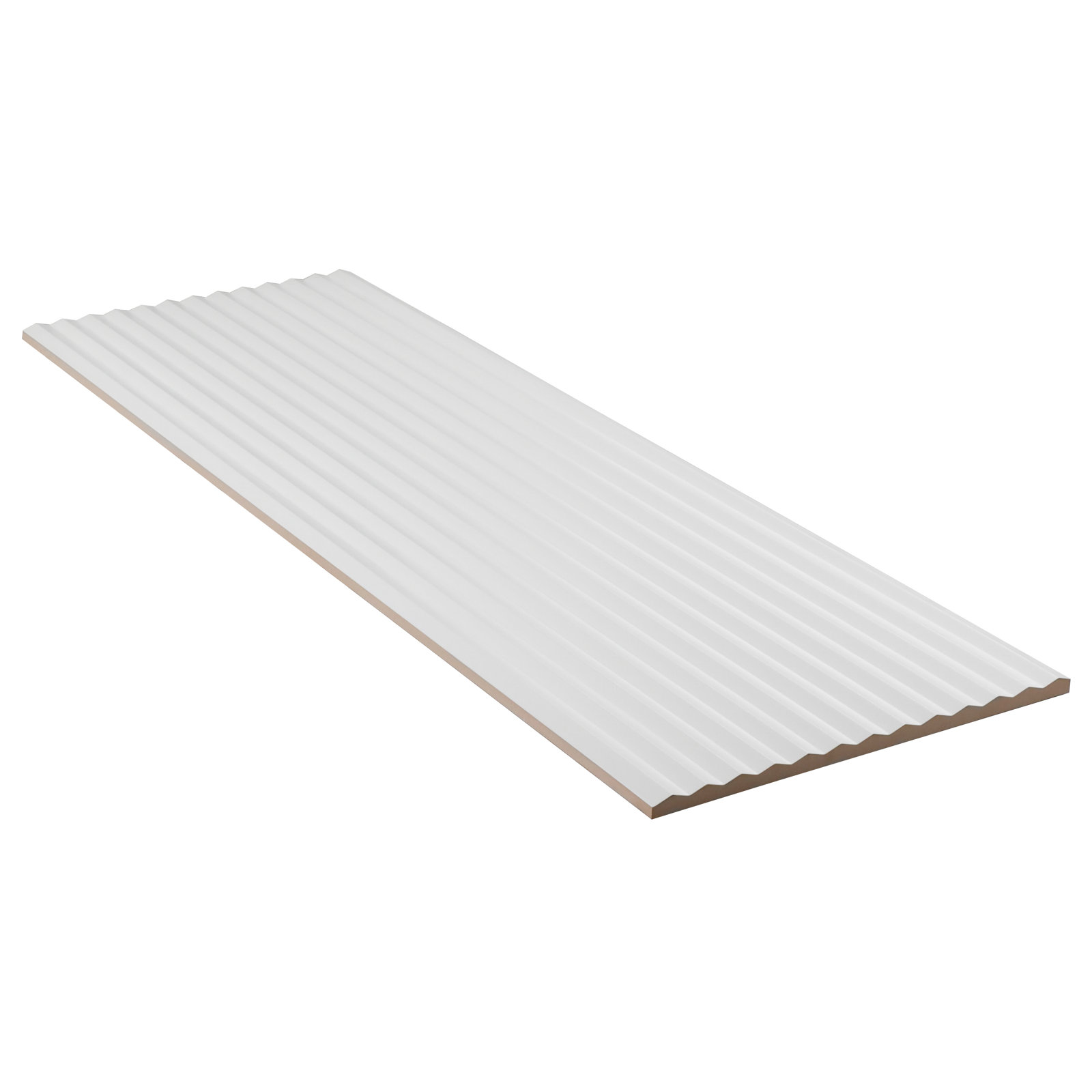 Linear 11" x 35" Ceramic Wall Tile, White