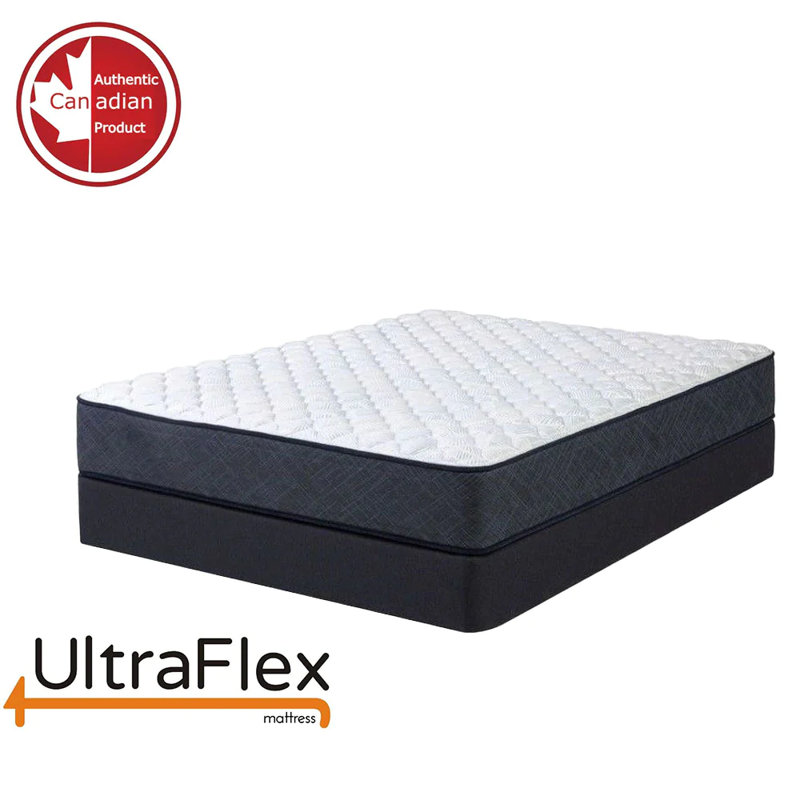 UltraFlex RADIANCE - High-Density Natural Blend Foam Encasing Mattress (Made in Canada), Full/Double