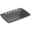 Cape Dory® 33" L x 22" W x 9-5/8" Under-Mount Single-Bowl Kitchen Sink with 5 Oversize Faucet Holes-6918136