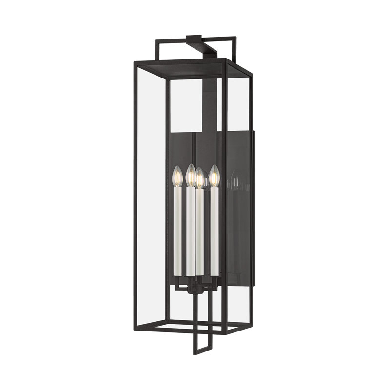 Applique murale Beckham, Noir mat