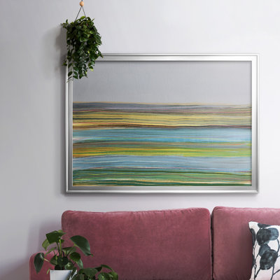 Toile tendue avec châssis «I» Parallel Striae