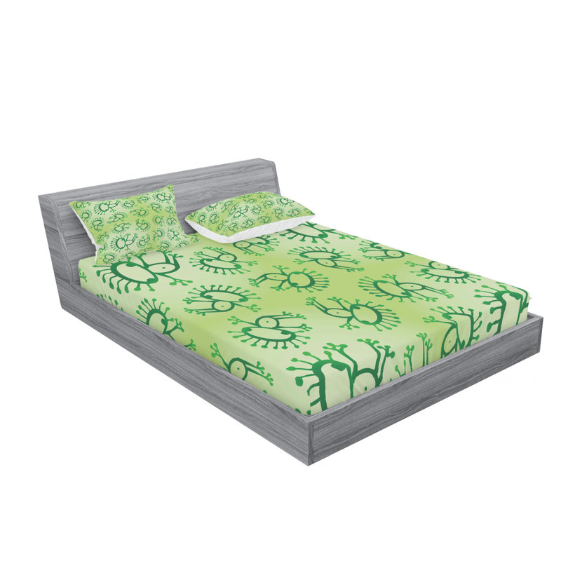 Microfiber Sheet Set, Full/Double Sheet Set with Fitted Sheet