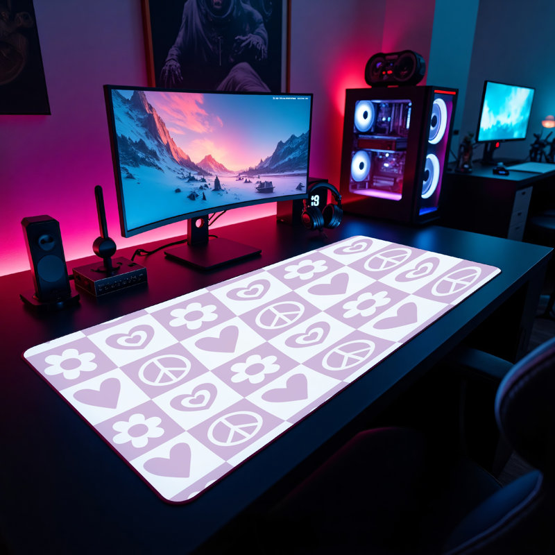 Polyester Desk Pad, 23.6x13.8