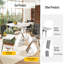 Extendable Metal Base Dining Table