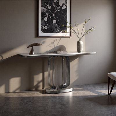 Modern Sintered Stone Console Table