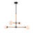 Capilano - Chandelier - 4-Light - Black
