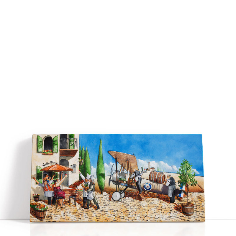 Aviation Chef - Canvas Print Wall Art, 30" H x 60" W