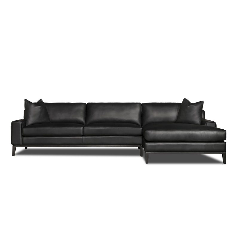 Como Sectional, Left Hand Facing, Sky (Dreamer), Satin Brass