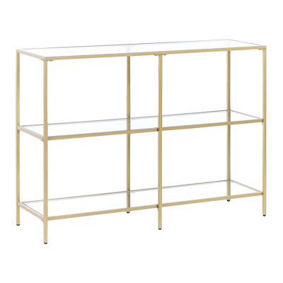 Northfleet 100cm Glass Top Console Table