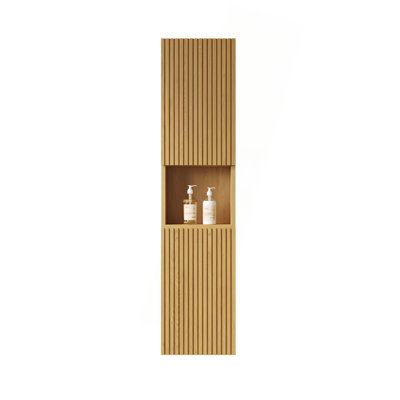 Tall Bathroom Wall Mounted Cabinet, Narrow Storage Cabinet With Door, Suitable For Small Spaces Such As Corners, Applicable To Bathroom, Living Rooms And Laundry