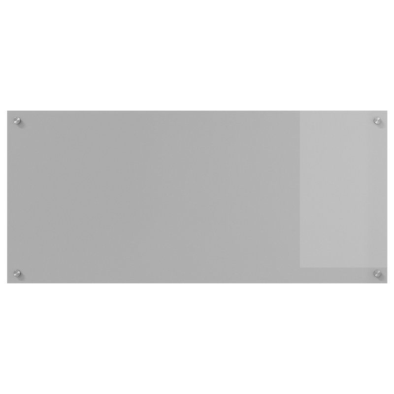 Kitchen Backsplash Tempered Glass, 40 x 120 cm, Black