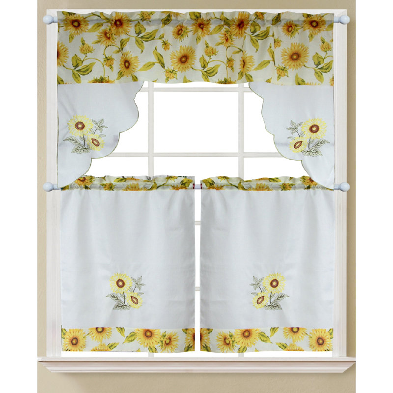 Ensemble de rideaux de cuisine Cayleeann