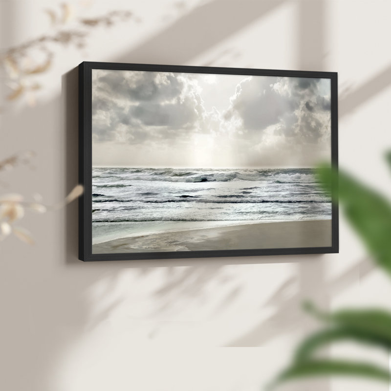 Calm Shores -Framed Print - Restickable