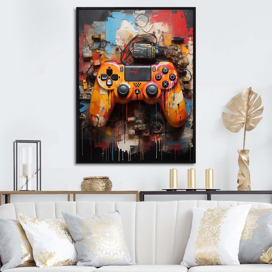 Kleio Colorful Video Game Gameplay Delight I - Video Games Wall Art Viv + Rae™