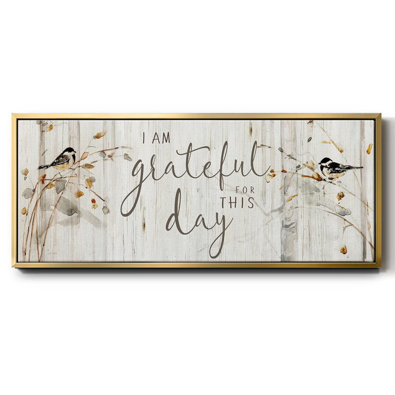 «Heaven and Nature Grateful», toile encadrée, H 8 po x l 20 po