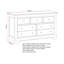 Adaleya 5 Drawer Chest-818791327