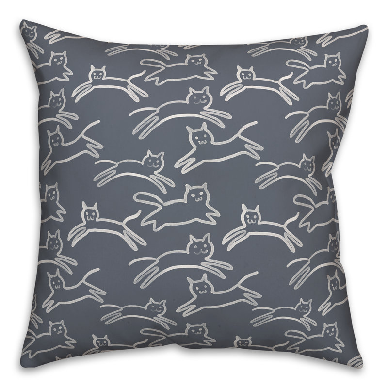 Coussin décoratif , H 18 po x l 18 po, Ardoise