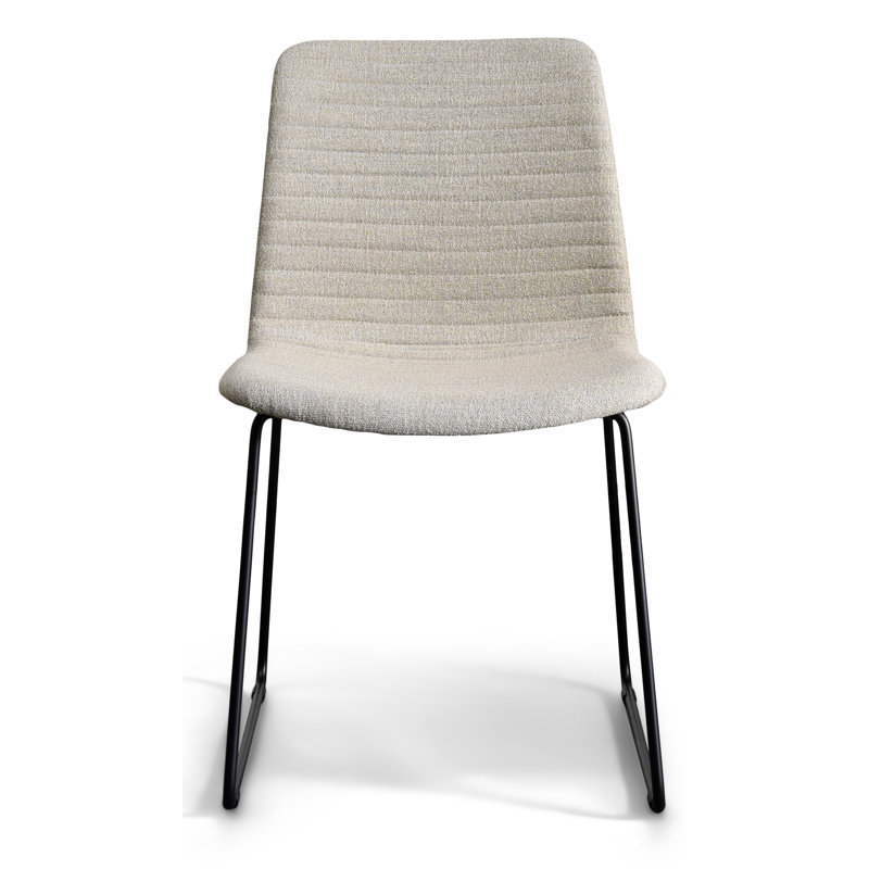 Upholstered Side Chair, Beige