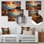 «Moonlit Sunset On Canyon Landscape II - Canyon & Desert», art mural en métal-1717142728
