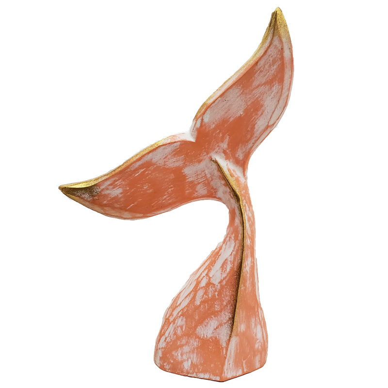 Sidra Animals Figurines & Sculptures, 16" H x 11" W x 3" D, Orange