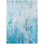 Tapis bleu abstrait tissé à la machine-1421814139