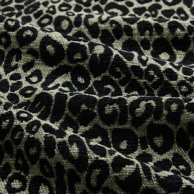 Canapé Comfy Chenille, Vert/noir